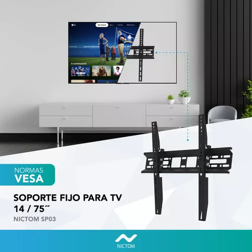 Soportes para TV de 75 pulgadas o más