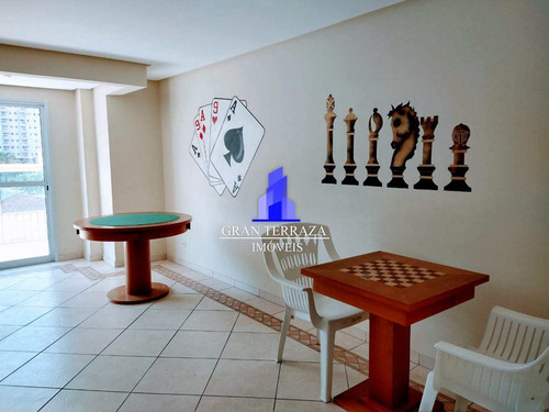 Apartamento Com 3 Dorms, Aviação, Praia Grande - R$ 450 Mil, Cod: 1108 - V1108