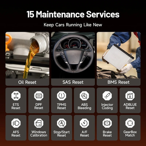 Escaner Automotriz Topdon Ad700 Can Fd All System + 15 Funci