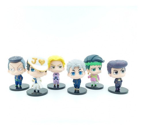 Set 6 Figuras Jojo's Bizarre Adventure Anime De Colección M2