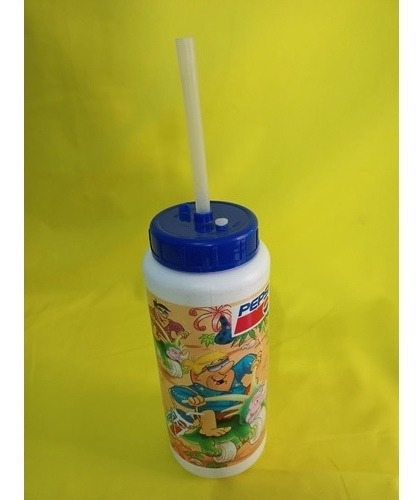 Vaso De Coleccion Pepsilindro Los Pica Piedras Año 1994 (Usado)