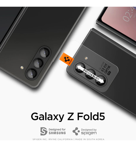 Templado Cámara Para Samsung Z Fold 5 Spigen Optik Pro