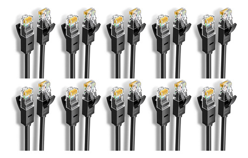 Kit 10 Ugreen Cabo Rede Cat Utp 6 Rj45 1000mbs Enthernet 1m