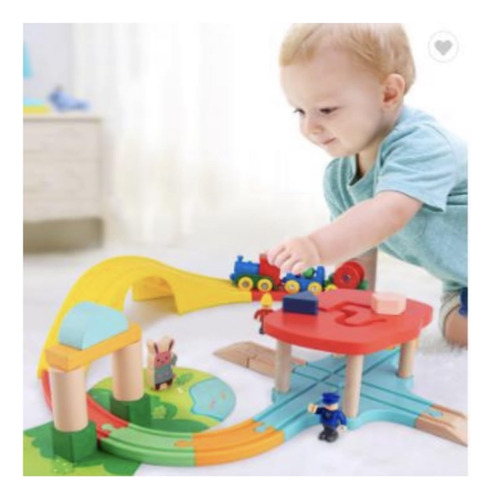 Juguete Didáctico Infantil Tren Mágico De Colores Vehículos