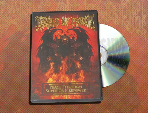 Cradle Of Filth  Peace Through Superior Firepower Dvd Nuev