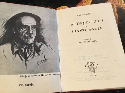 Pío Baroja - Las Inquietudes De Shanti Andia Aguilar Crisol