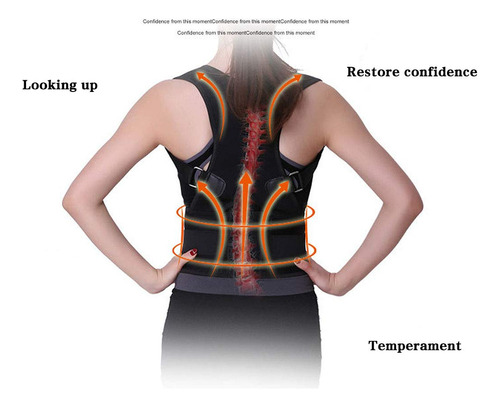 Corrector De Postura Transpirable Unisex- Ajustable Y Cómodo