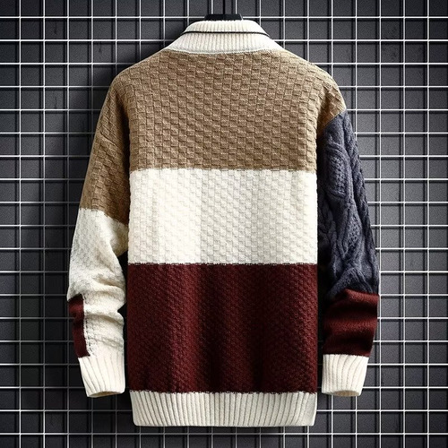 Suéter Moderno, Ropa Térmica, Suéteres A Rayas Para Hombre