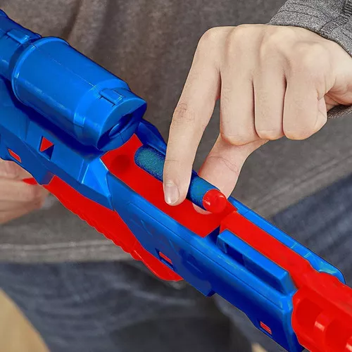 Lançador Nerf Alpha Strike Pistola Arminha Lança 6 Dardos