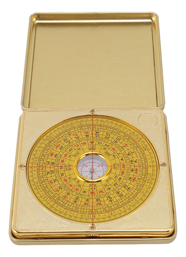 Antigo Feng Shui Luo Pan Iron Precise Flip Cover Feng