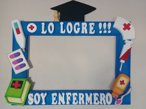 Cartel Para Selfie Personalizados Todas Las Carreras Enfermería