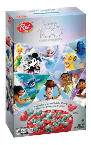 Cereal Post Edition  Limited Disney 100 Years Of Wonder 396g