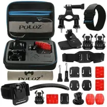 Comprar Puluz Gopro 24 En 1 Kit De Accesorios Deportes Bicicleta Cas