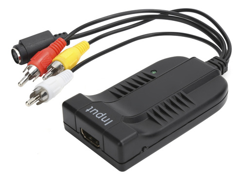 Adaptador De Vídeo Compuesto Hdmi A Macho Para Av/cvbs/s-vid