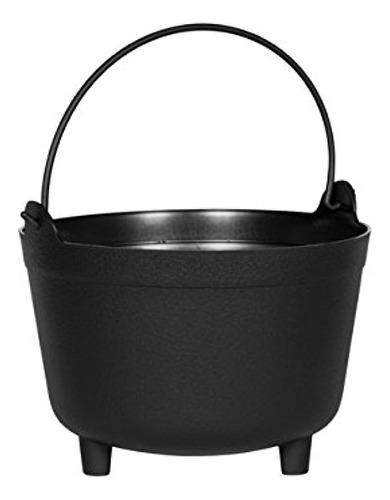 Novedad Mfg 48098 Antiguo Kettle Planter 9 Pulgadas Negro