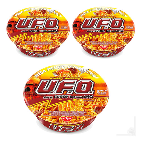 Macarrão Nissim De Yakissoba Inst Ufo Curry Indiano 98g