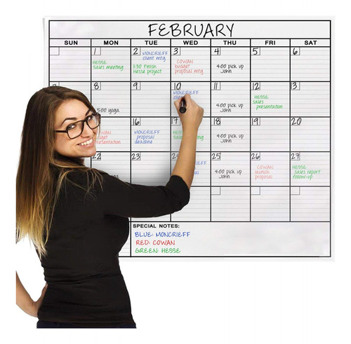 Officethink - Calendario Organizador Laminado Tamano Grande