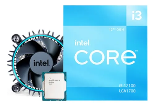 Procesador Intel Core I3-12100f Lga1700 Con Disipador Stock (Usado)