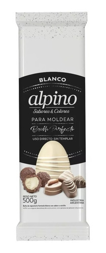 Chocolate Lodiser Alpino Blanco X3 Tabletas De 500g