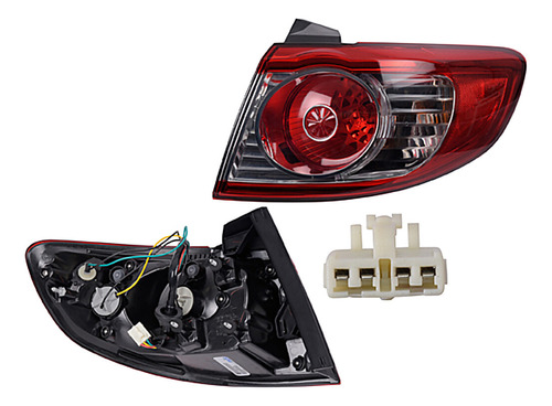 Calavera Ext Pasajero Depo Para Hyundai Santa Fe 2010 A 2012