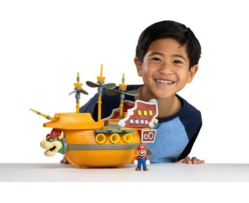 Nave De Bowser Super Barco Mario Bros Nintendo Original