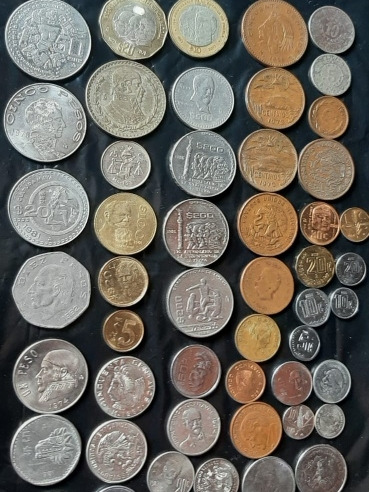 50 Monedas. Mexicanas. Antiguas Bonitas Originales Remate