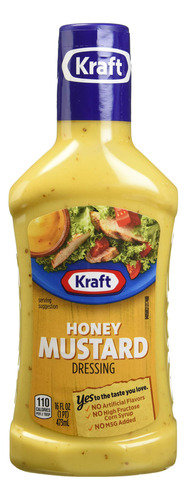 Kraft Honey Mostaza (botella De 16.0 Fl Oz)