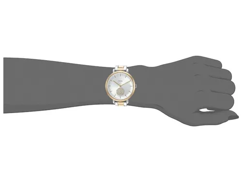 Reloj Fossil Es4439 Jacqueline Acero Plateado dorado De Dama