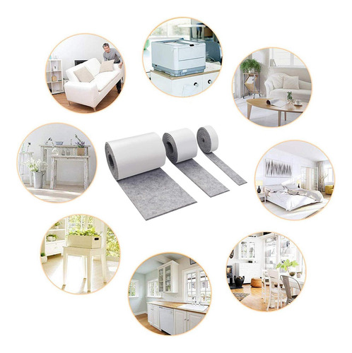2 X 6 Rollos Autoadhesivos Para Muebles Duros, 2 Unidades