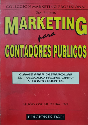 Marketing Para Contadores Publicos - Hugo Oscar D'ubaldo