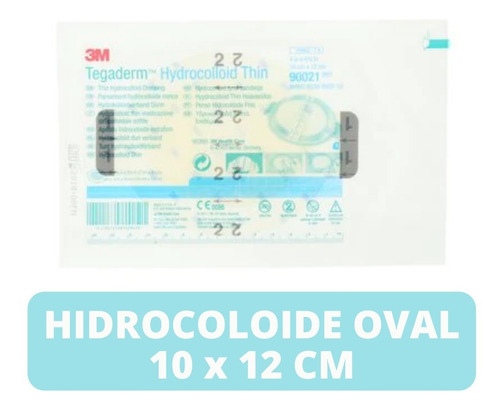 Tegaderm Hidrocoloide Extrafino Oval 10x12cm 90021