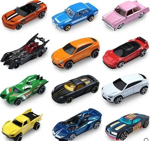 Carrinho Colecionador Hot Wheels Kit C/ 10 Unidades Sortidos