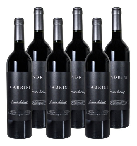 Vino Cabrini Leandro Cabrini Cabernet Sauvignon X 6 Unidades