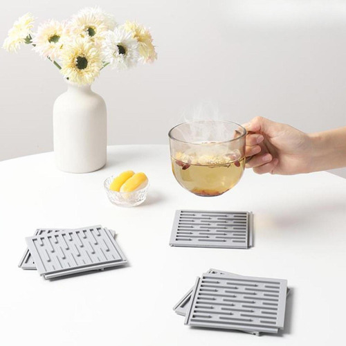6 Peças Silicone Dish Secying Tapetes Para Cota De Cozinha