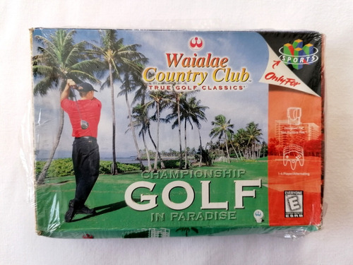 Waialae Country Club Golf Nintendo 64 En Caja + Manuales