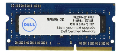 Memoria Ram Dell Ddr3 4gb Laptop 2rx8 Pc3 12800s 1.5v