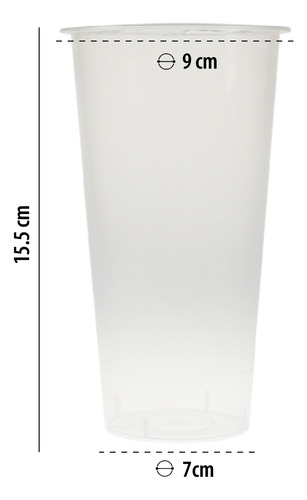 Vaso Reutilizable Frappe 90-600 Ml Recto 20.28 Oz Tapioca