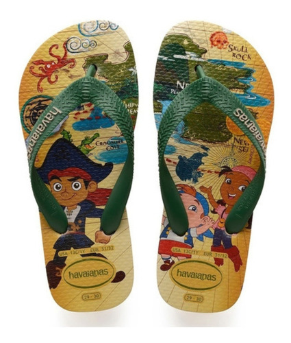 Sandalias Havaianas Ojota Jake Pirata Mmk 092ha