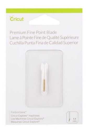Imagen 2 de 9 de Repuesto De Navaja De Punto Fino Premium Cricut (1 Pz)