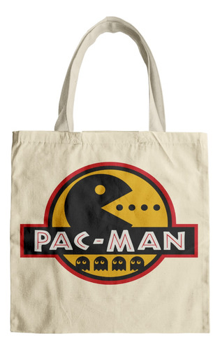 Bolsa Morral Tela Tote Bag Jurassic Park Pacman Gamer Arcade