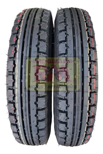 2 Llantas 4.00-8 Motocarro Mototaxi Power Tire Tt 6pr