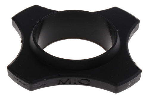 Micrófono De Protección Base Inferior Hexagonal Mic Negro