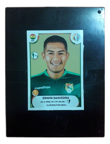 Figurita Copa América 2021 Erwin Saavedra Bolivia 13