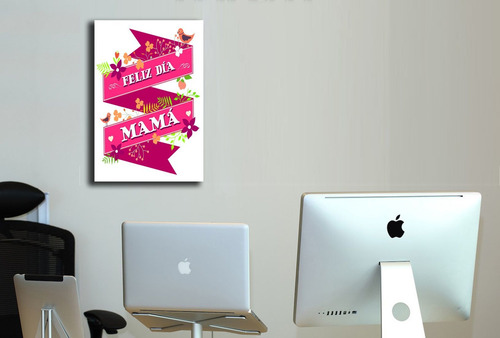 Cuadro Decorativo 60x90cm Feliz Dia Mama Madre Love Mami