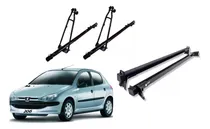 Comprar Barras Porta Equipaje Peugeot 206 \u002F 207 5 P + Bici Techo X2
