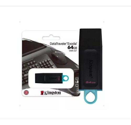 Pendrive Kingston Datatraveler Exodia Dtx/64gb