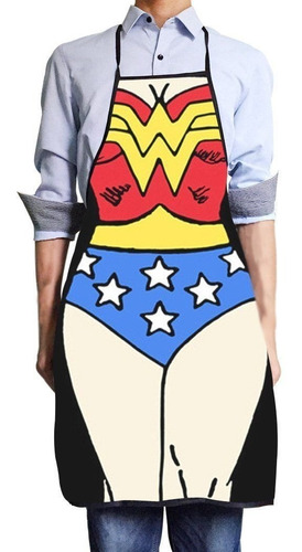 Delantal Mujer Maravilla Wonder Woman