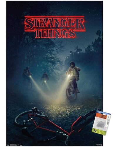 Póster De Pared De Netflix Stranger Things - Bikes Con Pasad