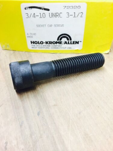 3/4-10 X 3-1/2  Hex Drive Socket Head Cap Screw Holo-kro Cck