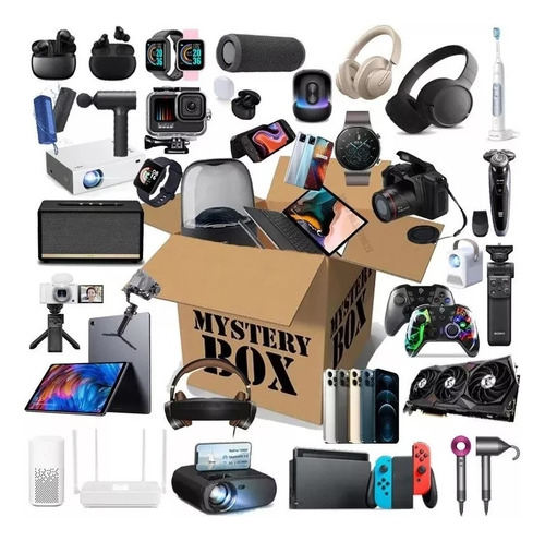 Caja Sorpresa Misteriosa Premium, Hasta 6 Prod, Electronico